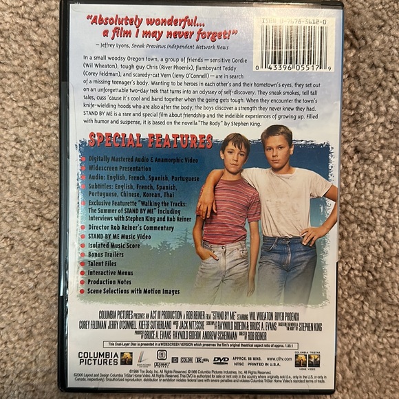 Stand By Me DVD - Picture 2 of 2